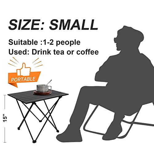 Lightweight Portable Aluminum Camping Table for Hiking and Picnics
| Folding Aluminum Camp Side Table with Carry Bag fo