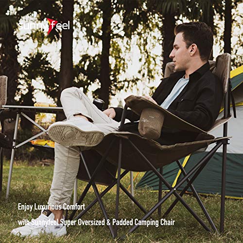 SUNNYFEEL XXL Oversized Camping Chair for Big Tall People Heavy Duty 500 LBS Outdoor Chair
SUNNYFEEL XXL Oversized Campi